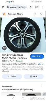 Suzuki grand Vitara Alu 16 + jednu zimu jeté barum