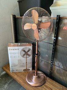 kovový ventilátor s měděným designem - BEPER