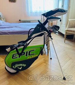 GOLFOVÝ SET PRO LEVÁKA CALLAWAY EPIC X2HOT DRIVER BAG HYBRID