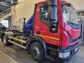 NOVÉ IVECO 120E22 + HYDRAULICKÁ RUKA + NOSIČ KONTEJNERU