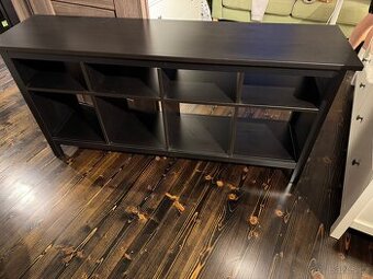 IKEA hemnes odkládací stolek 157x40 černý