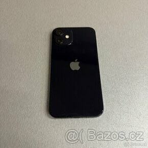 iPhone 12 mini 64GB černý, pěkný stav, 12 měsíců záruka - 1