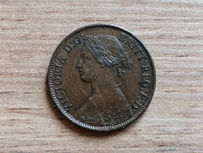 1/2 Cent 1861 kolonie NOVA SCOTIA koloniální mince Kanada