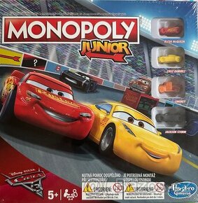 MONOPOLY junior - Cars originál Hasbro - NOVÉ