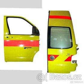 Pravé přední dveře a zadní dveře VW Transporter T5 r.v. 2007