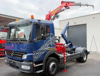 Obrázek k inzerátu: MERCEDES ATEGO 1224 HÁKOVÝ NOSIČ KONTEJNERŮ HYDRAULICKÁ RUKA