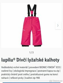 nové oteplováky Lupilu vel 110/116