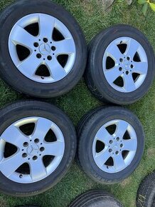 4x alu kola 5x112 R15, letní pneu