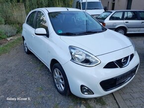 Nissan Micra 1.2 – 59 kw, benzín, rok 2014 , klima, tempomat