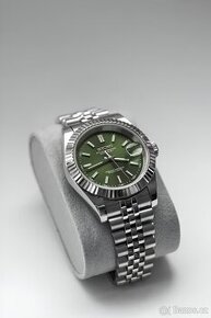 Seiko Mod Datejust Olivové