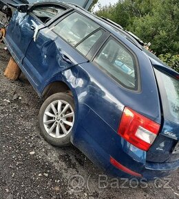 nd ze škoda octavia 3, 1.6.TDI 77kW, modrá,stříbrná