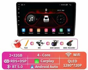 Android rádio Ford 2/32gb CarPlay