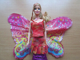 Zajímavá Barbie s krásnými třipitivými křídly, orig. Mattel