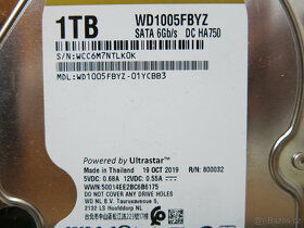 1TB WDC Gold 3.5" HDD SATA3/6G pevný disk SATA