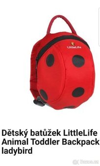 Dětský batůžek Little Life ladybird