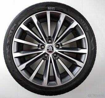 Škoda Superb - Originání 19" alu kola - Letní pneu