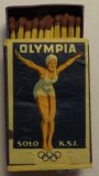 Retro zápalky Olympia