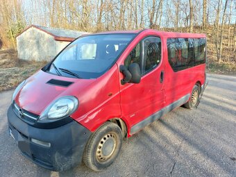 Opel Vivaro 1.9dti,74kW, tazne, rozvody.