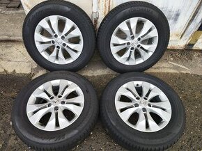 17"zimní alu sada 5x114 origo Honda CRV mk4 mk3 225/65