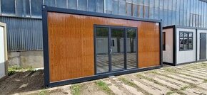 Obytný kontejner PMP 3x6m s francouzskými dveřmi - 1