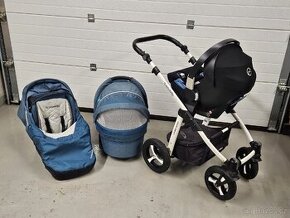 Kočárek 3v1 Baby Design Lupo Comfort, trojkombinace + Cybex