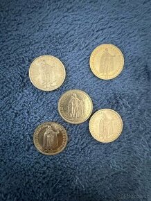 Zlatá 20 koruna F.J Rakousko Uhersko 5 kusů