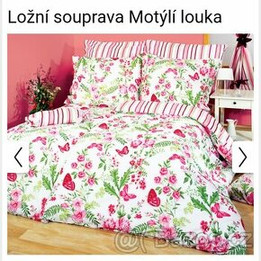 2 sady povlečení Motýli louka - 1