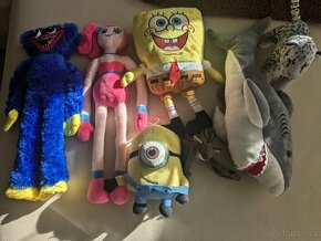 Směs plyšáků poppyplaytime SpongeBob Mimoň