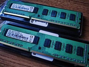 2ks RAM paměť DDR3, 2X4GB, 1600MHz