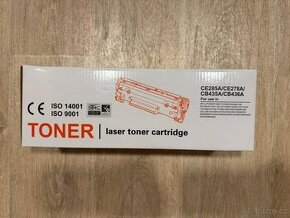 Neoriginální černý toner CE285A, CE278A, CB435A, CB436A.