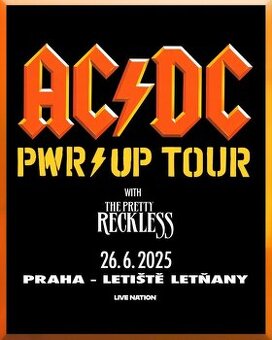 AC/DC - Power Up Tour 2025 stání A před pódiem ACDC