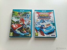 Mario Kart 8, Sonic All-star Racing Transformed, pro Wii U