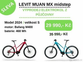 E-bike Levit muan Mx, Mx Midstep, BF