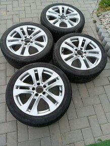 Alu Kola Mercedes 7.5Jx17H2 plus letni pneu 225/45 R17 - 1