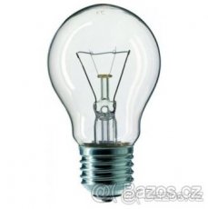 Lustrové plastové objímky E27+žárovky E27/60W/75W