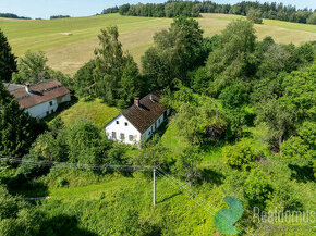 Prodej, chalupa k rekonstrukci 3+1, pozemek 807 m2, polosamo - 1