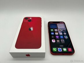 iPhone 13 Mini 128GB Red 100% ZÁRUKA krabička