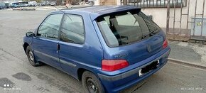 na náhradní díly  - Peugeot 106 - 1.2- modrý - rok 1997 - mo