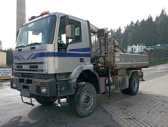 Prodám Iveco 440 sklápěč 4x4 s hydraulickou rukou PM 8