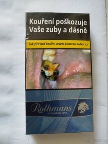 Obrázek k inzerátu: cigarety Rothmans long S BLUE