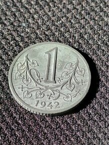 1 koruna 1942 Protektorát - 1