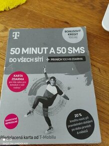 Předplacená SIM karta T-Mobile - 1