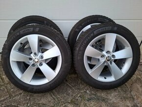 Alu kola Triton Karoq 215/55r17 zimni michelin alpin 7mm