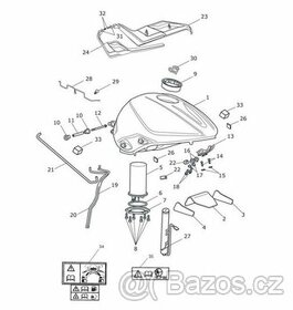 Nádrž pro Triumph Street Triple