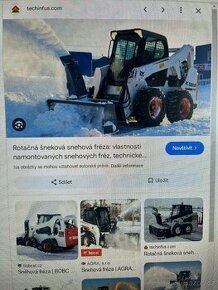 Frézu na sníh Bobcat,JCB,Locust,Cat.Smykový nakladač