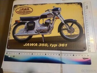 Plechová cedule Jawa 350