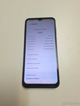 Samsung Galaxy A14 5G černý 4/64 GB + sklo + kabel