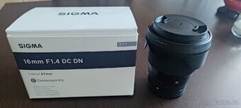 Sigma 16mm 1,4 DC DN SONY E