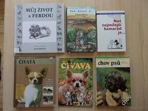 6x KNIHA O PSECH - 3x BELETRIE, 3x CHOV I ČIVAVA - 1