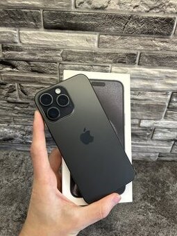 iPhone 15 Pro Max 512GB Black, baterie 100%